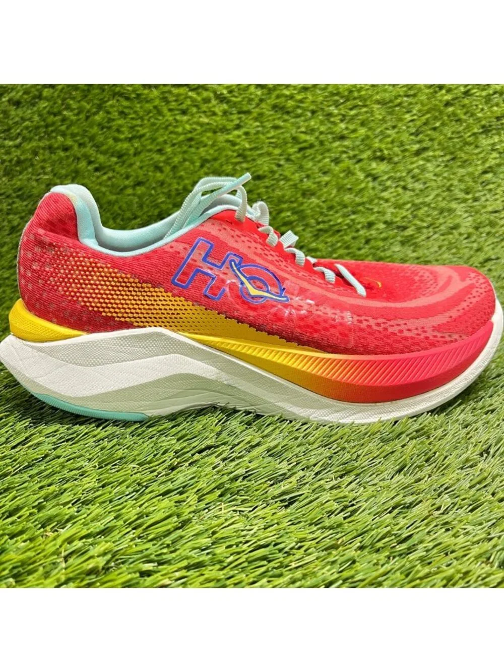 Hoka One One Mach X Cerise Cloudless Red Womens Size 8.5 Running Shoes Sneakers - Picture 1 of 12